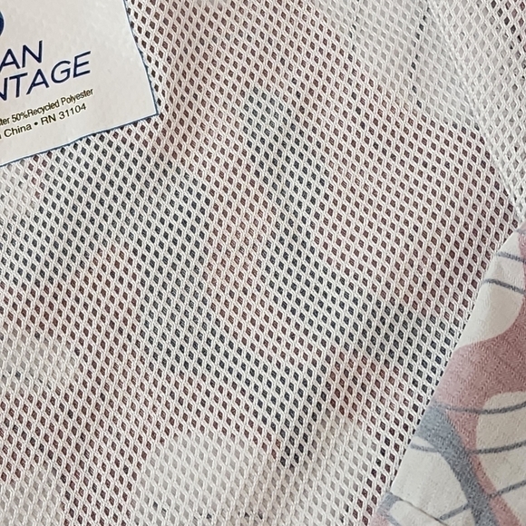 Ocean Coast Short Sleeve Button Down UV Protective Fishing Shirt Size Medium - Picture 5 of 7